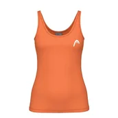Koszulki i topy damskie - HEAD Spirit II Tank Top Women, Campfire pomarańczowy - miniaturka - grafika 1