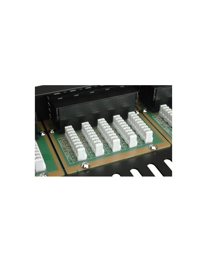 Solarix ISDN panel 50 x RJ45 1U, Czarny SX50-ISDN-BK