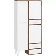 Szafy - Szafa 2D2S NOR-15 Nordis MebloCross Czarny Mat / Biały Mat - miniaturka - grafika 1