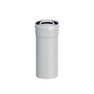 Akcesoria kominkowe - Rura kominowa prosta koncentryczna PP-AL L250mm DN60/100mm z uszczelką [EPDM] ONNLINE - miniaturka - grafika 1