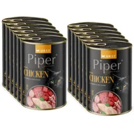 Mokra karma dla kotów - DOLINA NOTECI Piper dla kota z kurczakiem 12x400g - miniaturka - grafika 1