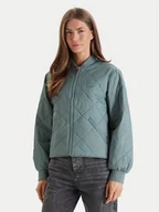 Kurtki damskie - Calvin Klein Jeans Kurtka bomber LV147E514G Szary Regular Fit - miniaturka - grafika 1