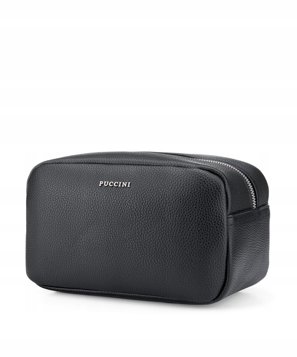 Puccini Kosmetyczka saszetka duża czarna