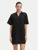 Sukienki - Calvin Klein Sukienka codzienna K20K208382 Czarny Relaxed Fit - miniaturka - grafika 1