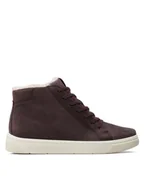 Botki damskie - ECCO Botki Street Tray K GORE-TEX 70528302385 Fioletowy - miniaturka - grafika 1