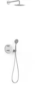 Zestawy prysznicowe - Tres Therm-Box chrom 20425004 zestaw podtynk. z baterią termostatyczną - miniaturka - grafika 1