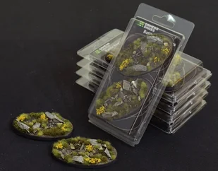 Gamers Grass: Bases Oval - Highland 90 mm 2 szt. - Akcesoria do gier planszowych - miniaturka - grafika 1