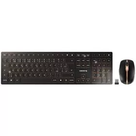 Klawiatura i mysz Cherry DW 9100 SLIM  CZ+SK (JD-9100CS-2) Czarna/Imitacja miedźi - Zestawy myszka + klawiatura - miniaturka - grafika 1