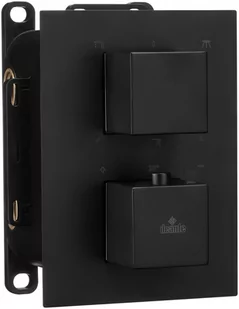Deante Bateria wannowo-prysznicowa podtynkowa termostatyczna do BOXA czarny BXY_NEAT - Baterie podtynkowe - miniaturka - grafika 4
