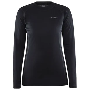 Damska koszulka Craft Core Warm Baselayer Ls Rozmiar: S / Kolor: czarny - Koszulki sportowe damskie - miniaturka - grafika 1