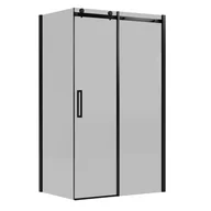 Kabiny prysznicowe - Kabina prysznicowa Laurena 100x90x200 cm szkło dymione profil czarny Wellneo - miniaturka - grafika 1