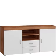 Komody - Komoda MAM-01 Mamba MebloCross Śliwa Wallis / Czarny Połysk - miniaturka - grafika 1