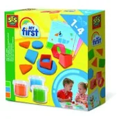 Masy plastyczne - Moja pierwsza ciastolina z foremkami do wyciskania kształtów i obrazkami - miniaturka - grafika 1