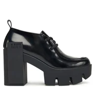 Półbuty damskie - Półbuty United Nude Grip Moc Mid 1095701119 Czarny - miniaturka - grafika 1