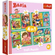 Puzzle - Trefl Puzzle 4w1 Przygody Basi - miniaturka - grafika 1