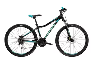 Kross Lea 5.0 D 27 XXS(14") rower czarny/turkusowy połysk (W) KRLE5Z27X14W001669 - Rowery - miniaturka - grafika 1