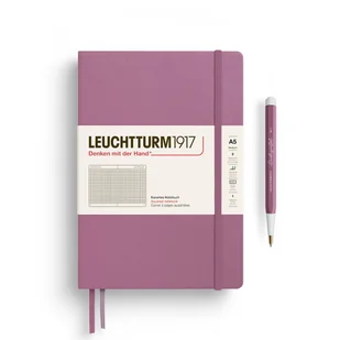 Notatnik Leuchtturm1917 Medium A5, kratka, Dusty Rose - Notesy i bloczki - miniaturka - grafika 1