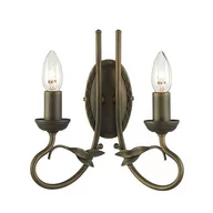 Lampy ścienne - Elstead Lighting Kinkiet Klasyczny 2pł OV2 BLK/GLD OLIVIA ELSOV2 BLK/GOLD - miniaturka - grafika 1