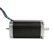 Filamenty i akcesoria do drukarek 3D - DE-SHIP FREE 1PC 23HS2442B Nema23 silnik krokowy 112 mm 425 oz-in 4,2 A okrągły podwójny trzonek Φ8 mm Bipolar 1,8° CNC OEM ACT MOTOR GmbH - miniaturka - grafika 1