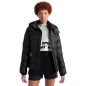 Kurtki damskie - Kurtka damska Superdary Koanda czarna zimowa puchowa-L - miniaturka - grafika 1