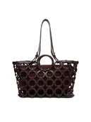 Torebki damskie - GINO ROSSI Torebka EO-LDA3407B Brązowy - miniaturka - grafika 1