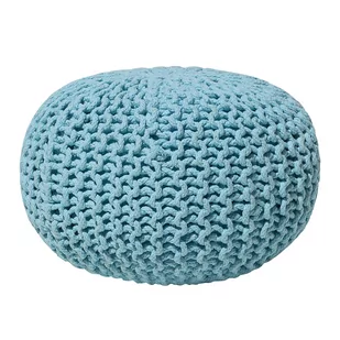 Beliani Puf 40 x 25 cm jasnoniebieski CONRAD - Taborety i hokery - miniaturka - grafika 1