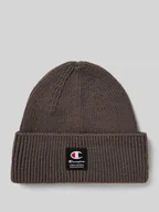 Czapki męskie - Czapka z imitacji dzianiny model ‘Rib’ - miniaturka - grafika 1