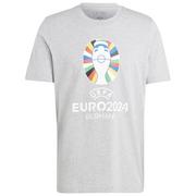 Piłka nożna - Koszulka adidas Euro 2024 Tee - szara - miniaturka - grafika 1