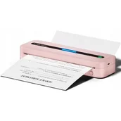 Drukarki kart i etykiet - Drukarka PHOMEMO M832 Złącze USB Różowy - miniaturka - grafika 1
