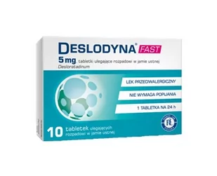 Deslodyna Fast 5 mg 10 Tabl. - Leki na alergię - miniaturka - grafika 1