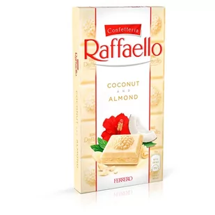 Raffaello Czekolada biała nadziewana z kokosowym i migdałowym nadzieniem 90 g - Czekolada - miniaturka - grafika 1