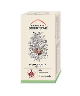 BONI FRATRES BONIFRATRZY Memofratin Forte 30 saszetek Wysyłka kurierem tylko 10,99 zł - Suplementy naturalne - miniaturka - grafika 1