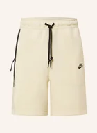 Spodenki damskie - Nike Szorty Dresowe Tech Fleece beige - miniaturka - grafika 1