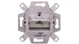 Berker Mechanizm gniazda RJ45 pojedynczego 455401 - Wyłączniki światła i elektryczne - miniaturka - grafika 1