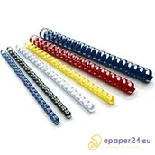 Grzbiety do bindownic - GRZBIETY DO BINDOWNIC 10 MM 100 SZT., NIEBIESKI - miniaturka - grafika 1