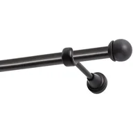 Karnisze - Karnisz DECASTYL Gałka Max pojedynczy 240 cm Czarny - miniaturka - grafika 1