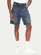 Spodenki męskie - Jack&Jones Szorty jeansowe Tony 12269517 Granatowy Loose Fit - miniaturka - grafika 1