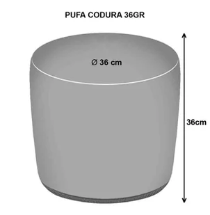 Pufa Codura 36 GR - Polana - Pufy i podnóżki - miniaturka - grafika 2