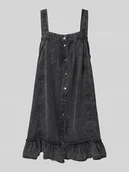 Sukienki - Sukienka jeansowa z listwą guzikową model ‘OREGON’ - miniaturka - grafika 1