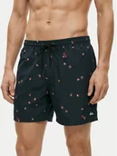 Kąpielówki męskie - Quiksilver Szorty kąpielowe Everyday Printed Volley 15 EQYJV04219 Czarny Regular Fit - miniaturka - grafika 1
