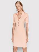 Sukienki - Guess Marciano Sukienka dzianinowa 1GGK13 5402Z Różowy Slim Fit - miniaturka - grafika 1