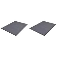 Wycieraczki - vidaXL Wycieraczki z PVC, 2 szt., szare, 90 x 60 cm - miniaturka - grafika 1