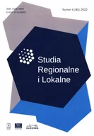 Czasopisma - Studia Regionalne i Lokalne 4 (90) 2022 - miniaturka - grafika 1
