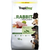 Sucha karma dla psów - TROPIDOG Premium Adult Medium Large Rabbit 12kg - miniaturka - grafika 1