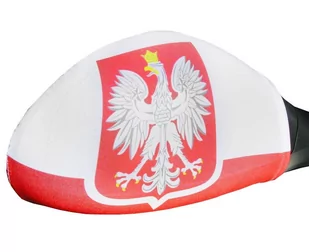 GO Flagi Polski z godłem na lusterko - 2 szt. TP7356 - Gadżety dla kibiców - miniaturka - grafika 4