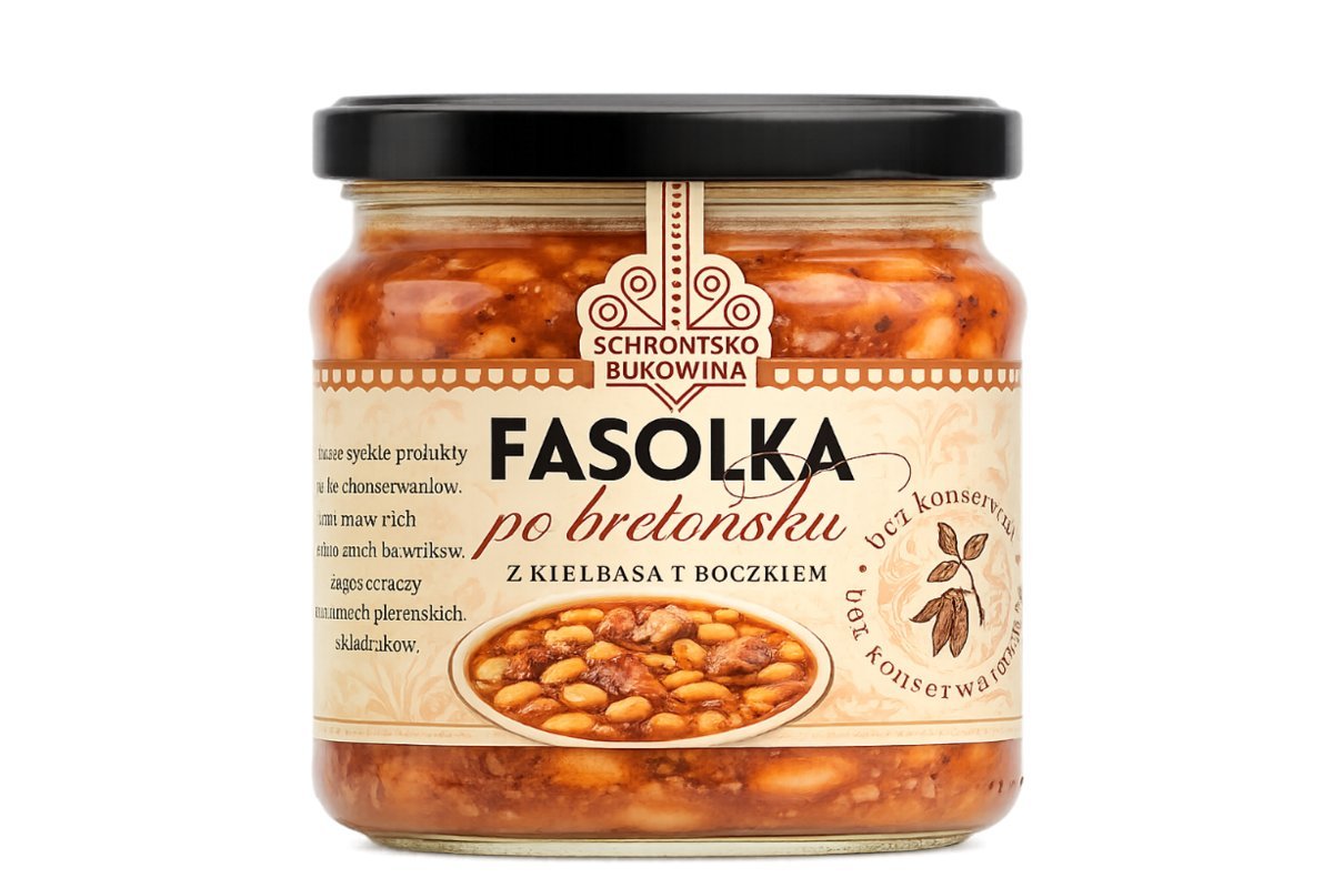 Fasolka po bretońsku 400g - Schronisko Bukowina