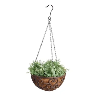 Metalowa wisząca i ścienna doniczka ø 30 cm – Esschert Design - Donice - miniaturka - grafika 1