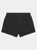 Spodenki damskie - Champion Szorty sportowe 404631 Czarny Regular Fit - miniaturka - grafika 1