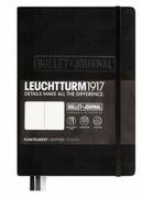 Notesy i bloczki - Leuchtturm 1917  Bullet Journal notes w twardej okładce, w kropki, format A5+, 240 strony, czarny 346703 - miniaturka - grafika 1