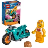 Klocki - LEGO City Motocykl kaskaderski z kurczakiem 60310 - miniaturka - grafika 1